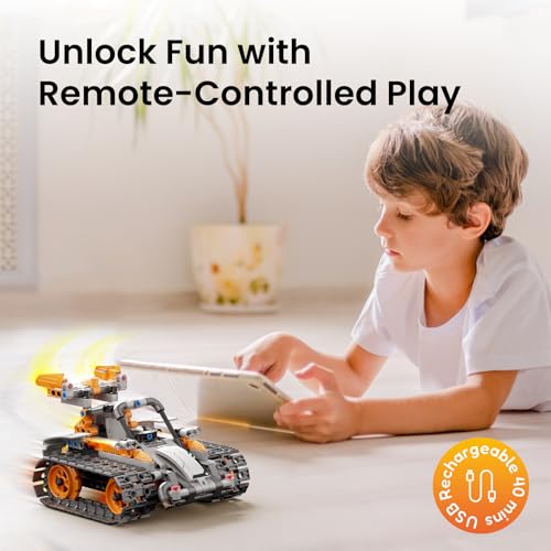 Blue 5in1 Robot Building Kit with 488 Pieces G4909