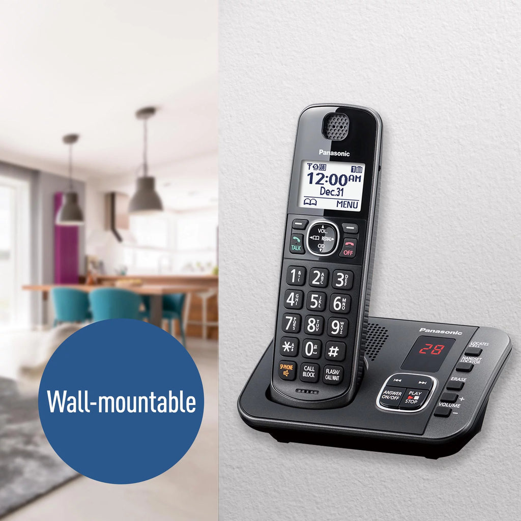 3-Handset Expandable Cordless Phone System with Answering System P274