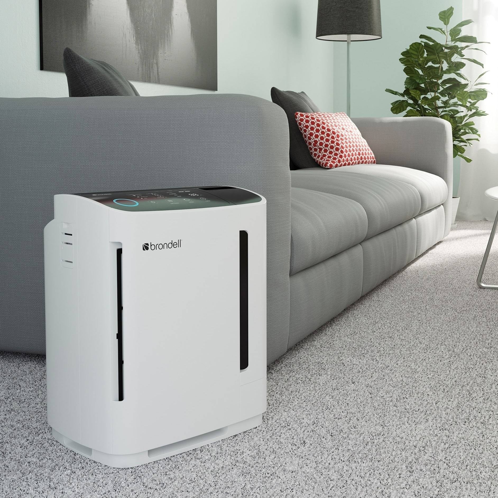 White True HEPA Air Purifier and Humidifier H564