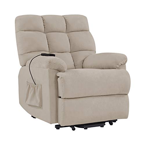 Khaki Lift Recliner B6244