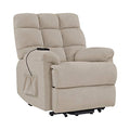 Khaki Lift Recliner B6244