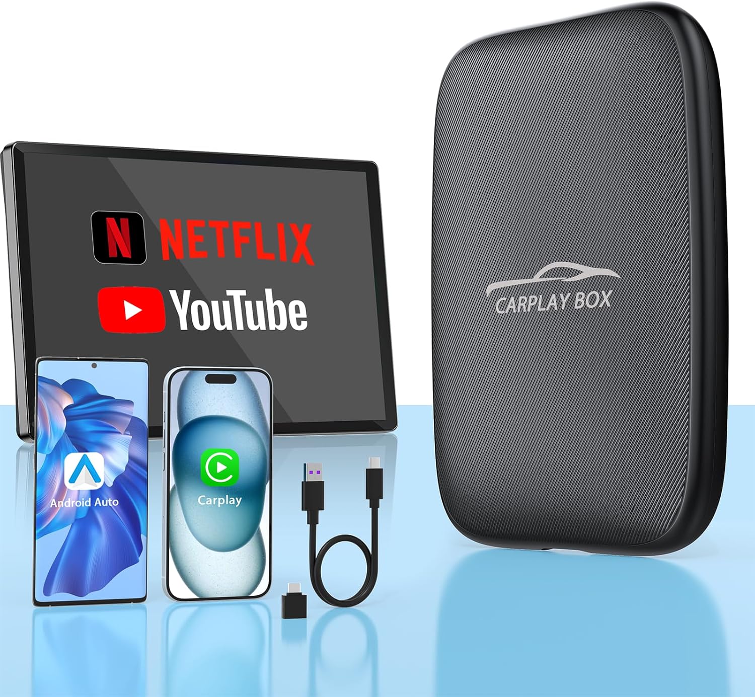Wireless Carplay Adaptor Android Auto Dongle S2144