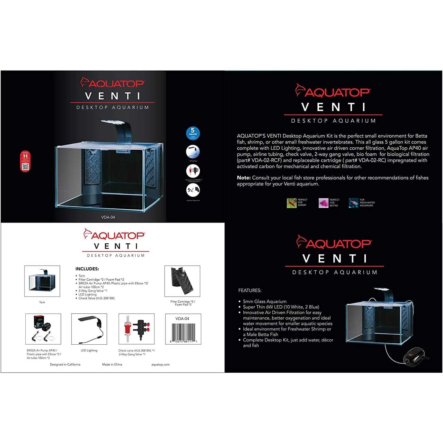 Desktop Aquarium Kit O5408