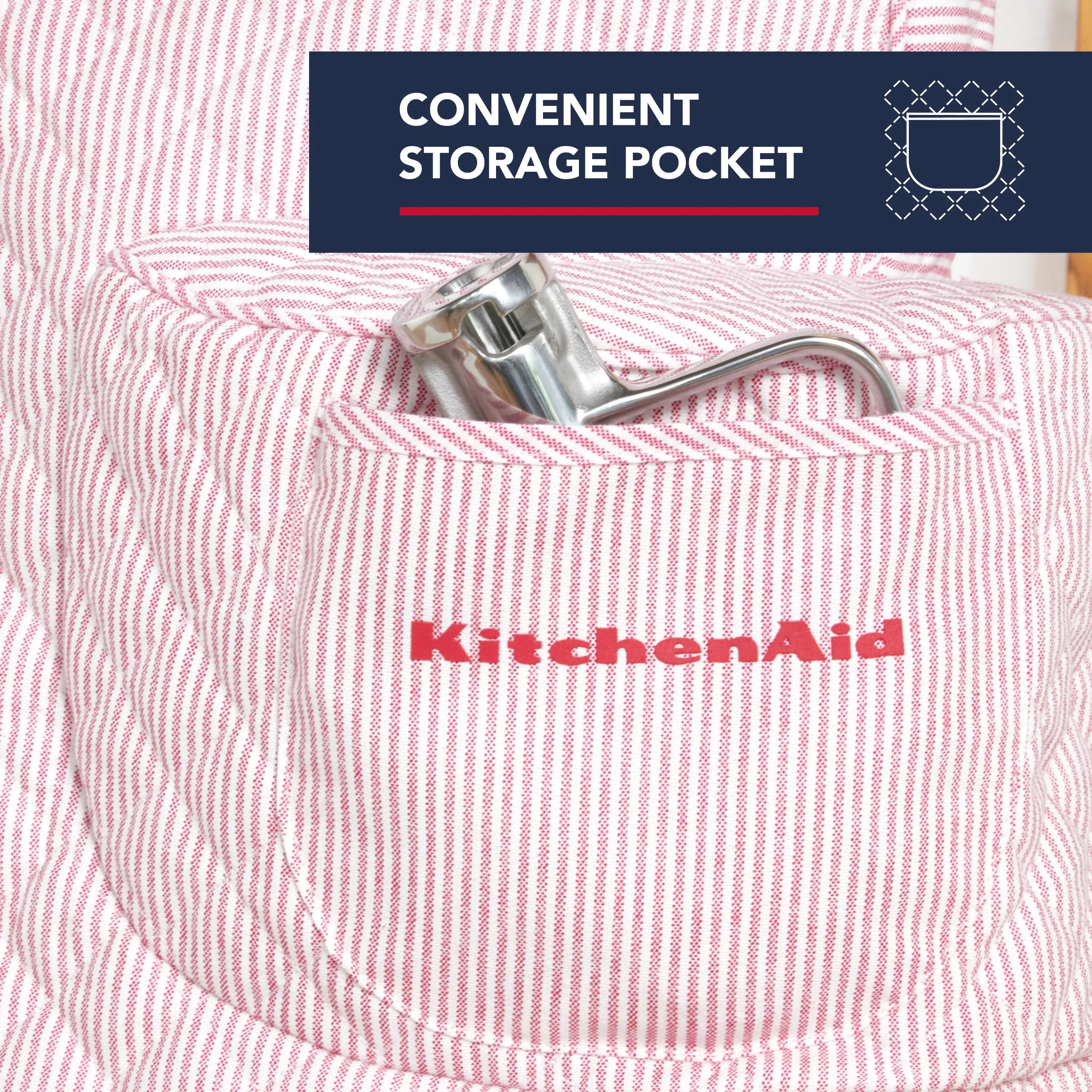 Quilted 100% Cotton Stand Mixer Cover, 14.4"x18"x10" M797