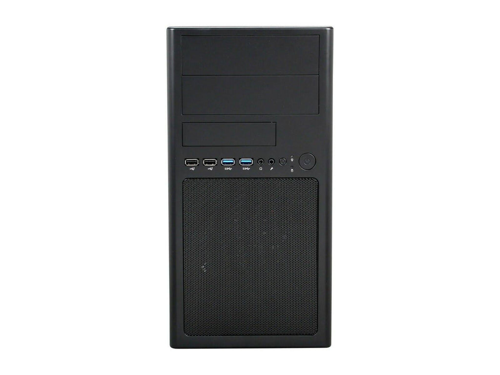 Micro-ATX Mini Tower Computer Case with Dual USB 3.0 Dual Fans M485