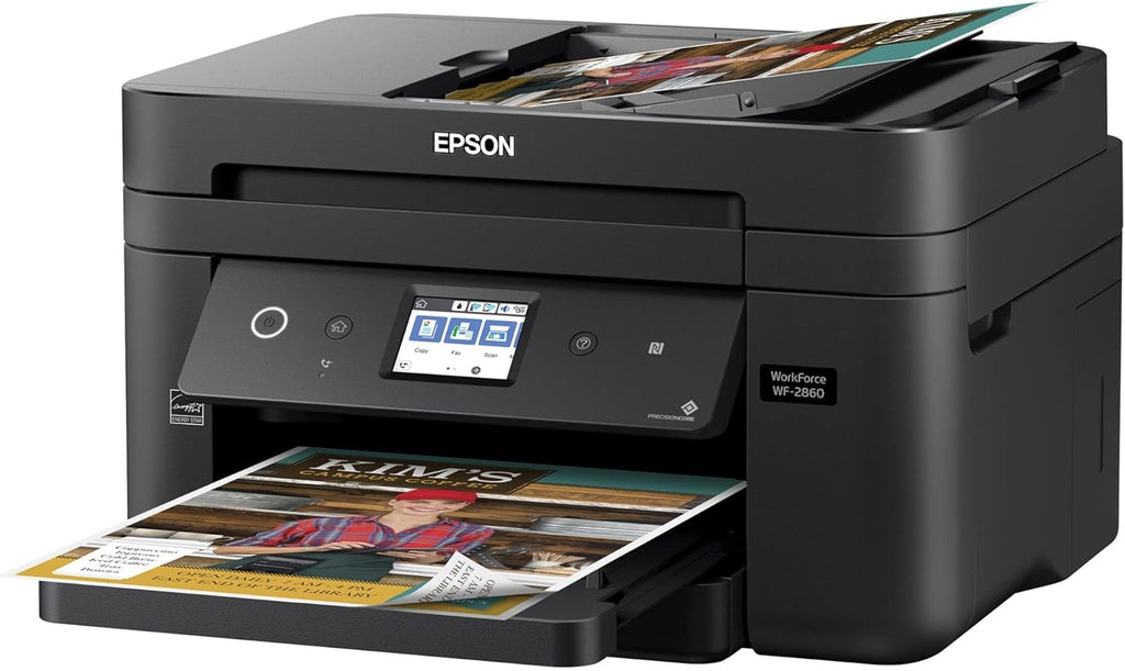 Wireless Color All-in-One Printer with Scanner, Copier, Fax J27343