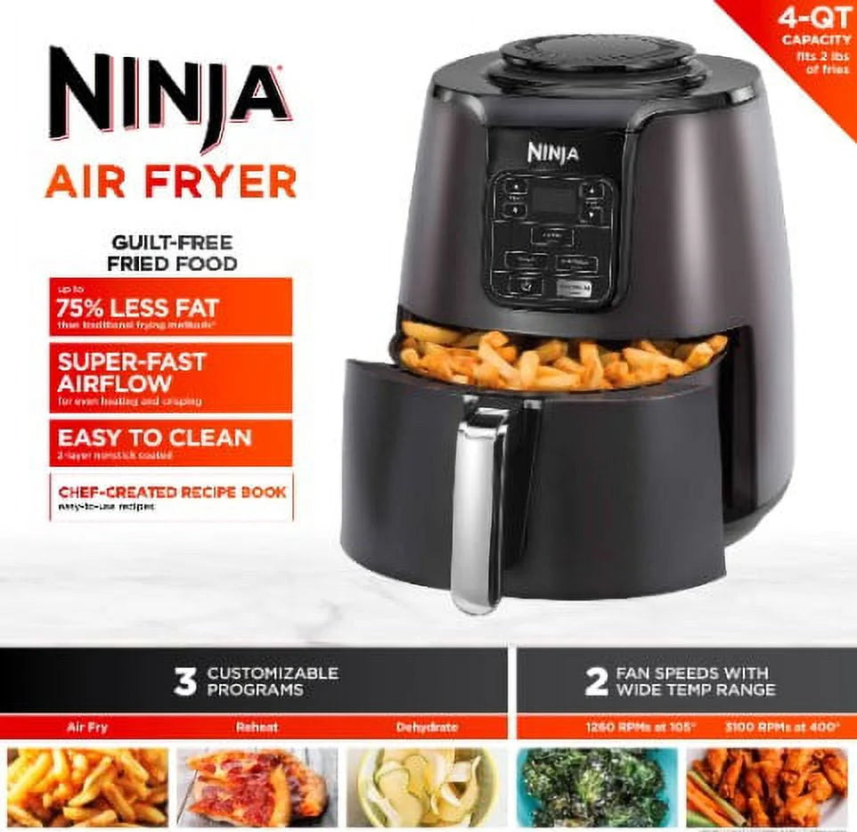 Black 4QT Air Fryer X856