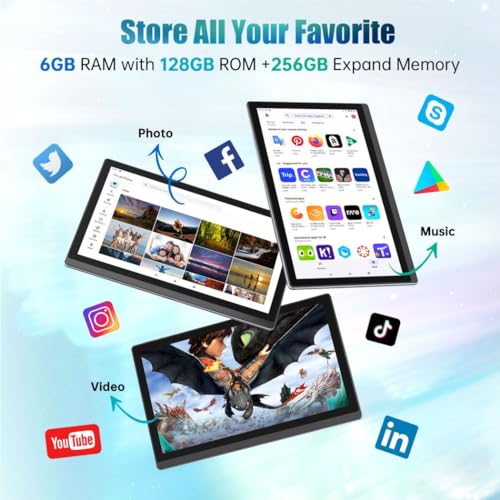 14.1 Inch Android Tablet with 1080P Full HD, 6G+128G, Grey P529369