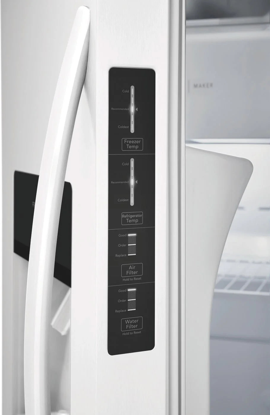 25.6 Cu. Ft. 36'' Standard Depth Side by Side Refrigerator V99518