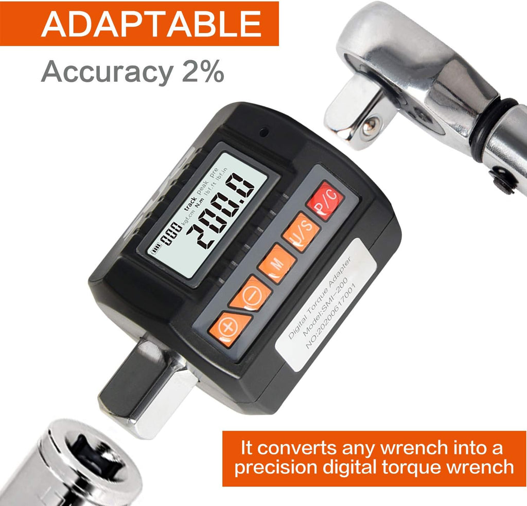 Digital Torque Adapter 200Nm 1/2” Drive U5034