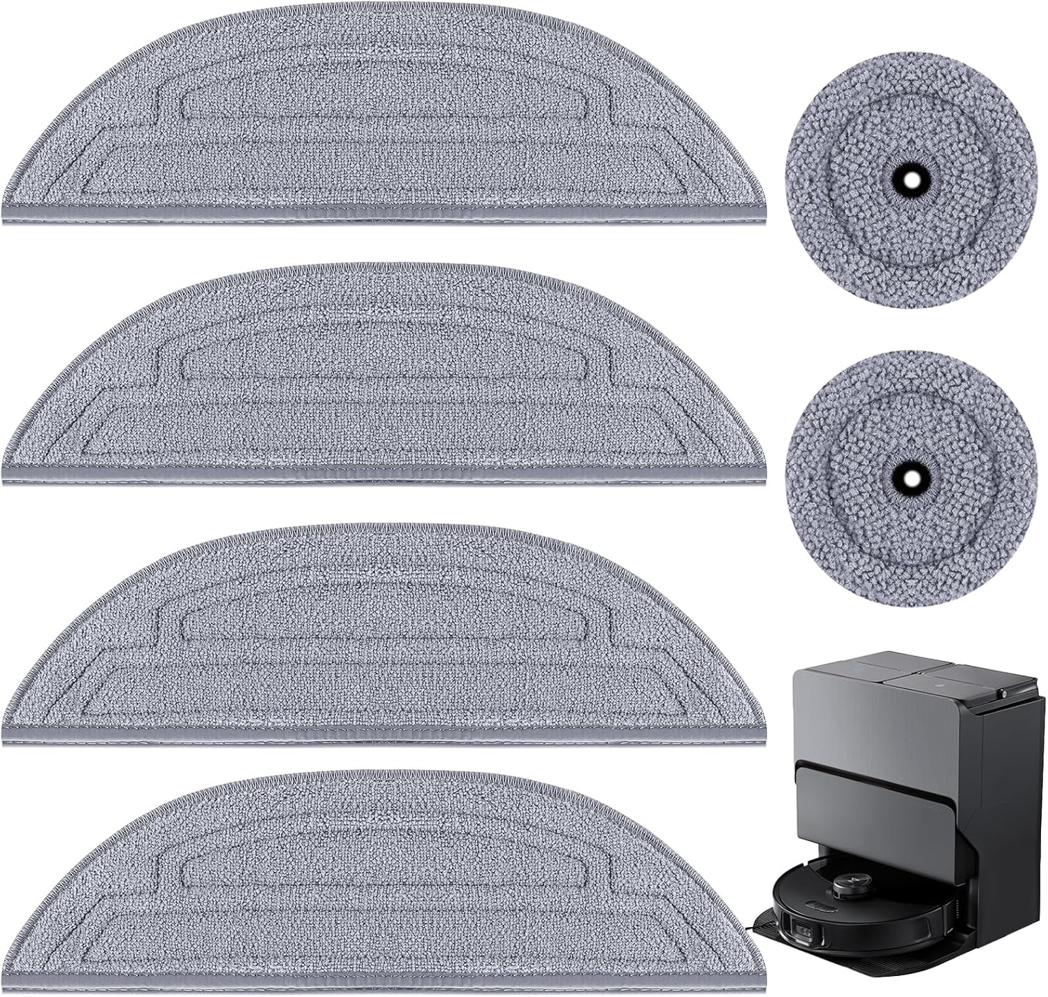 6 Pack Mop Pads for Robot Vacuum Cleaner T965369