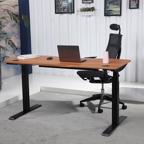 White Height Adjustable Standing Desk U9322