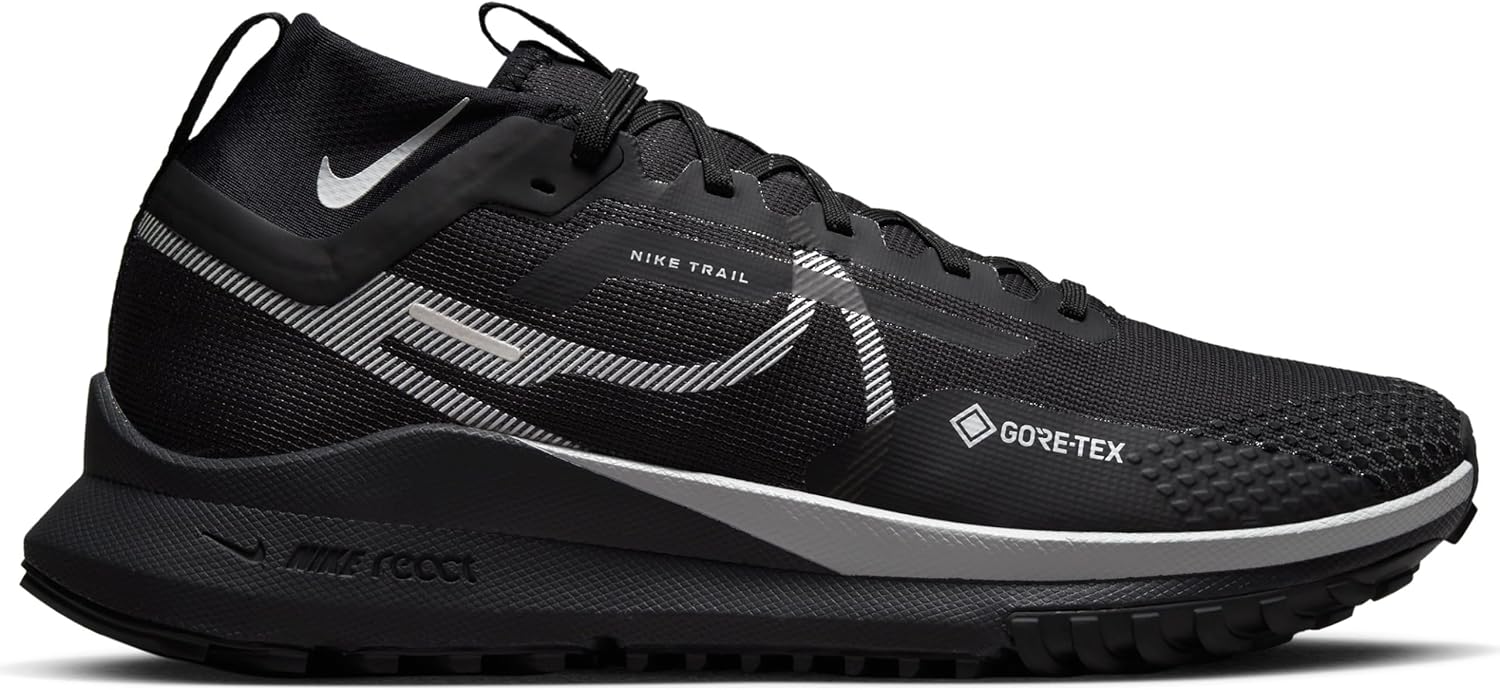 Black Wolf Grey Reflect Silver Trail Running Shoe L245