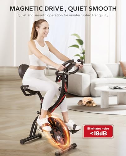 Folding Exercise Bike with 8-Level Resistance G24410