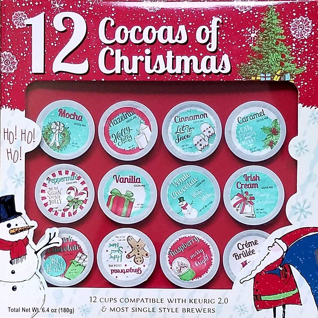 12 K Cups Holiday Cocoa Gift Set O124