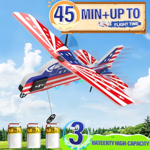 2.4GHZ Remote Control Airplane with Lights R517739
