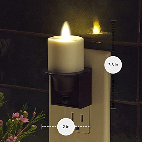 Flameless Candle Nightlight with Dusk to Dawn Sensor E72559