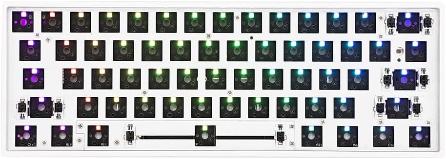 GK87 White TKL Hotswap Mechanical Keyboard Kit Pack of 2 K72144