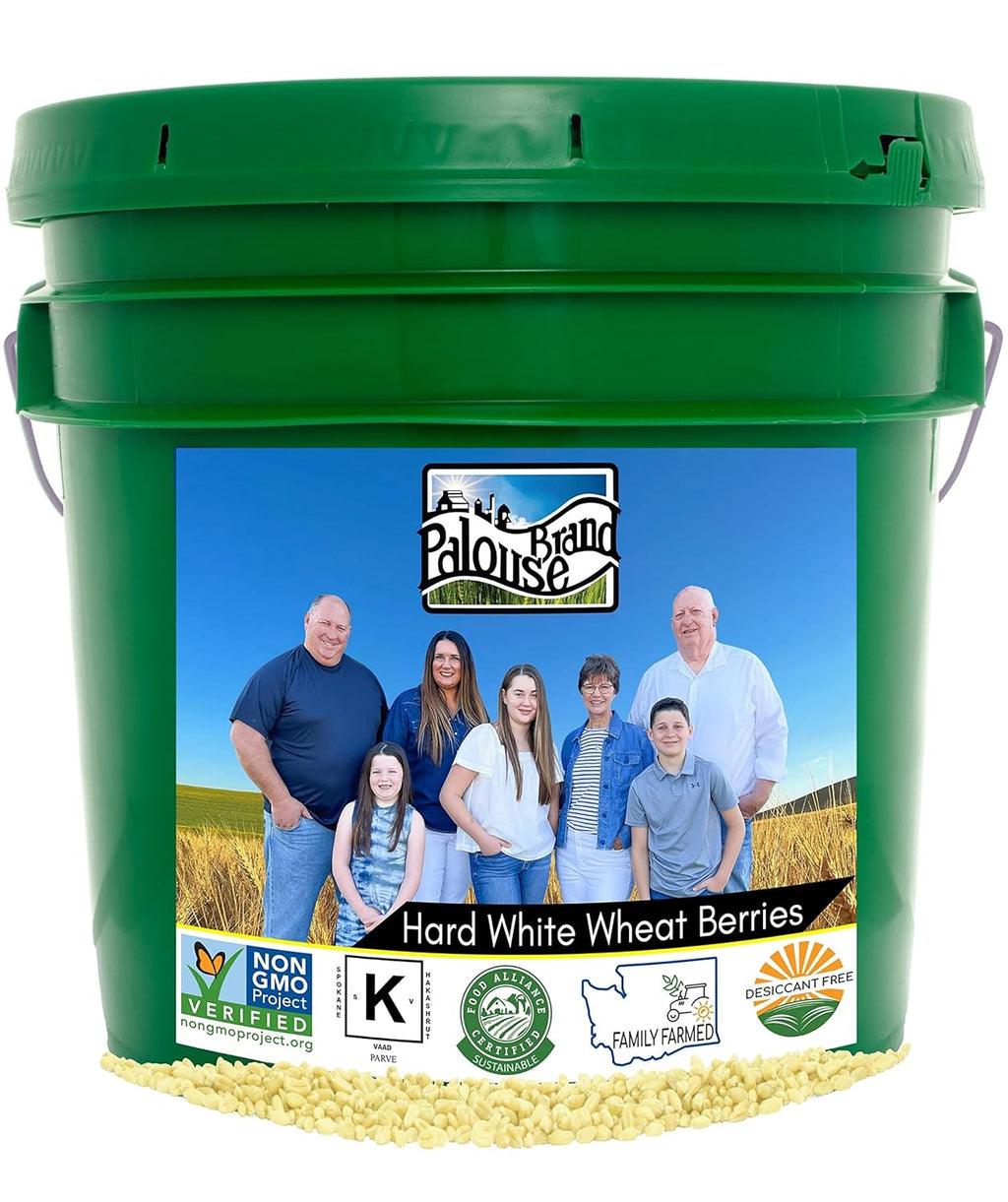25 LBS Hard White Wheat Berries K552612