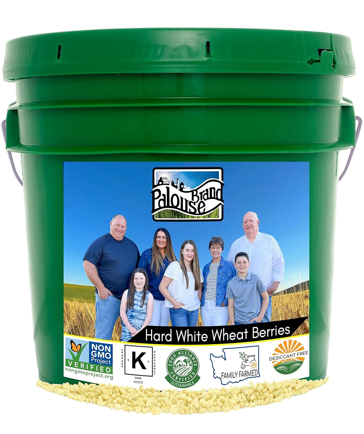 25 LBS Hard White Wheat Berries K552612