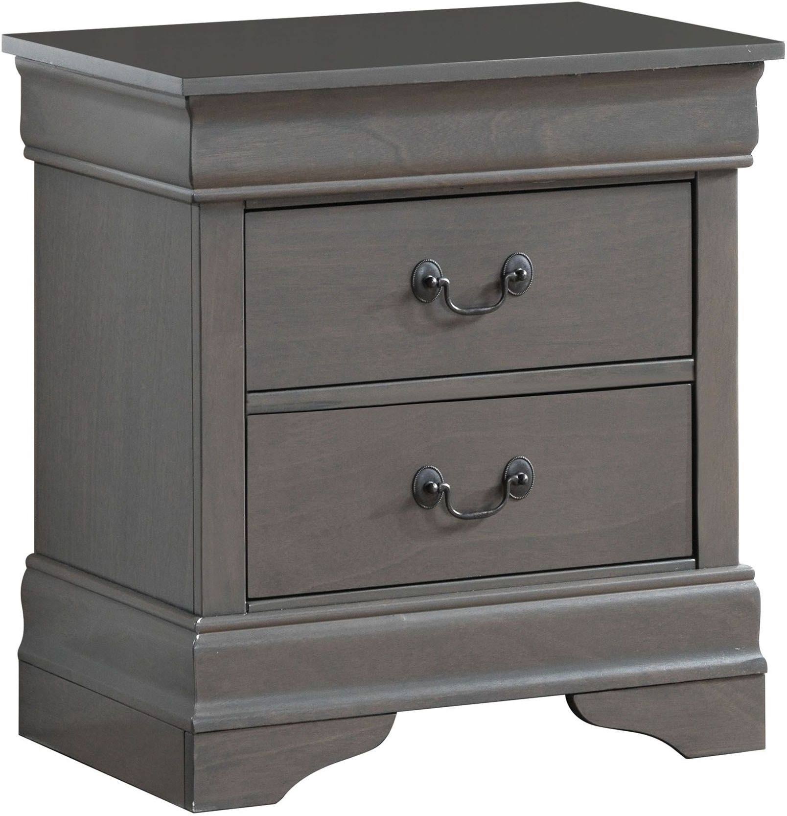 Gray Night Stand D887780