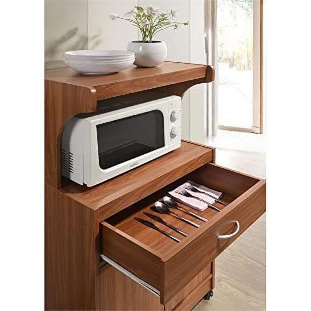 Cherry Microwave Kitchen Cart L46772