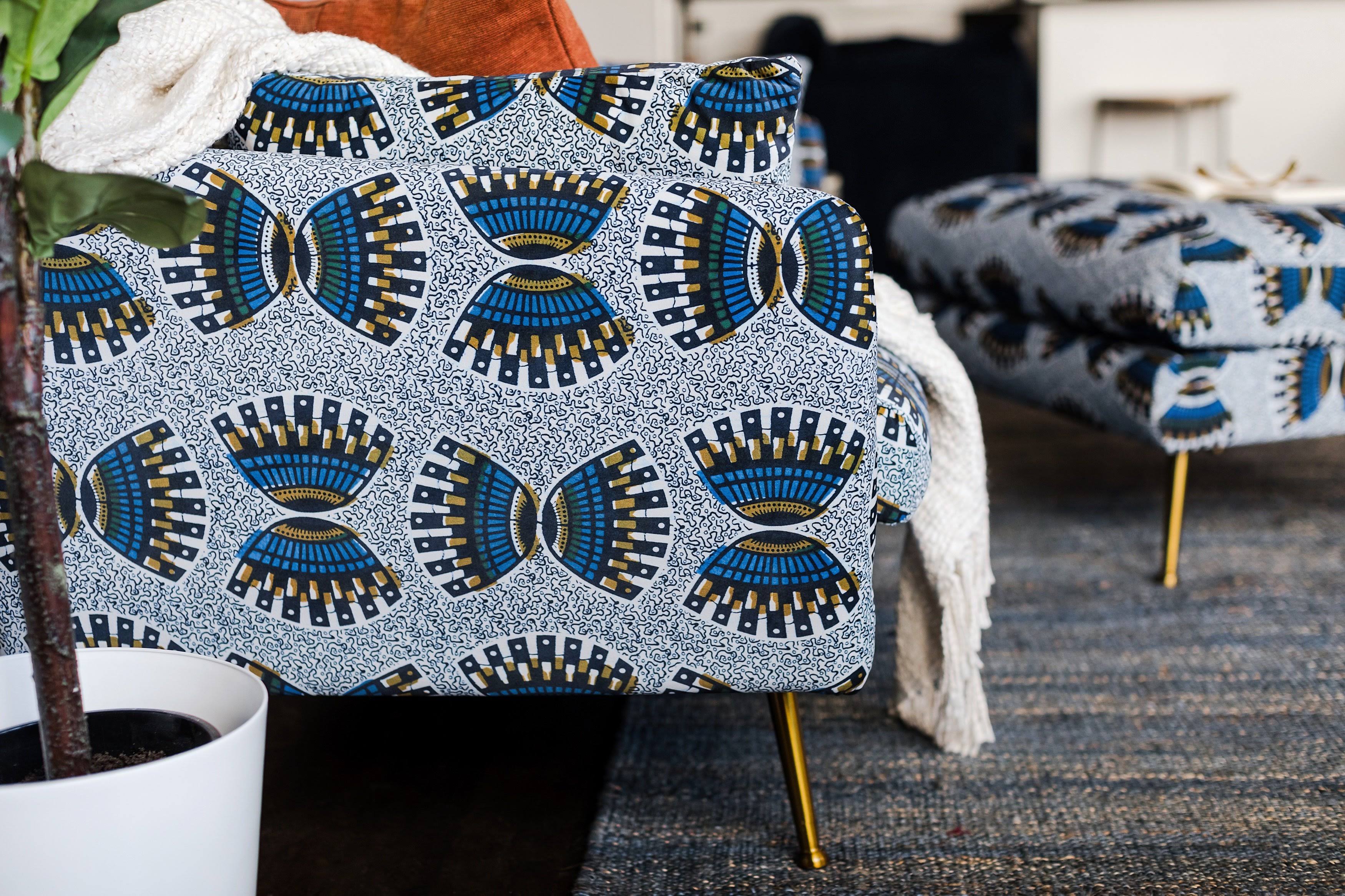Modern Armchair Velvet Gold K98741