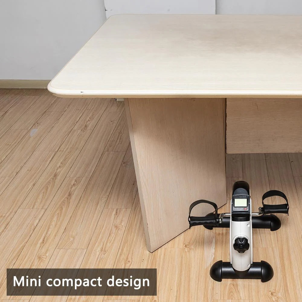 White Portable Mini Cycle Pedal Exerciser M1427