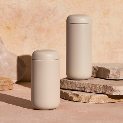 16 oz Vacuum-Insulated Stainless Steel Travel Mug with Ceramic Interior G9089