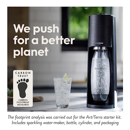 White Sparkling Water Maker with 1L BPA-Free Water Bottle W5134