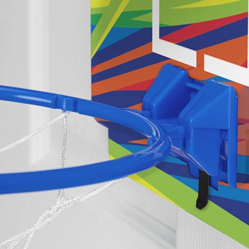 Mini Over The Door Basketball Hoop with Mini Foam Basketball Game Set Blue S1928