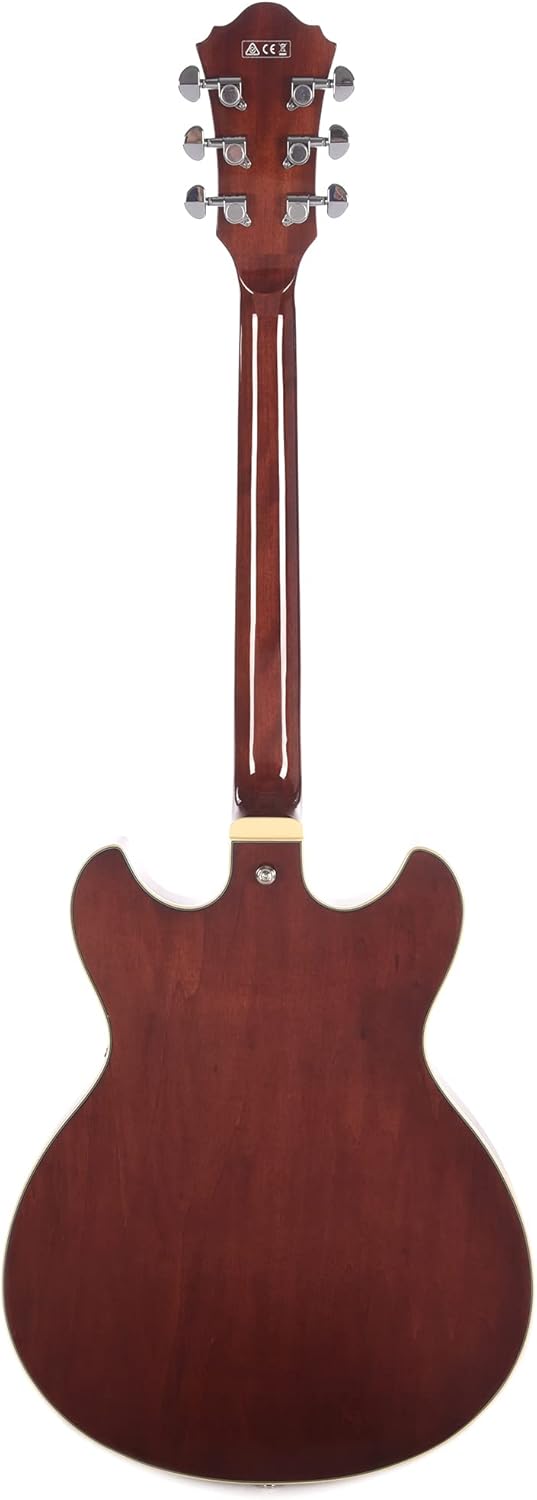 Azure Blue Gradation Semi-Hollow Body Electric Guitar C6696