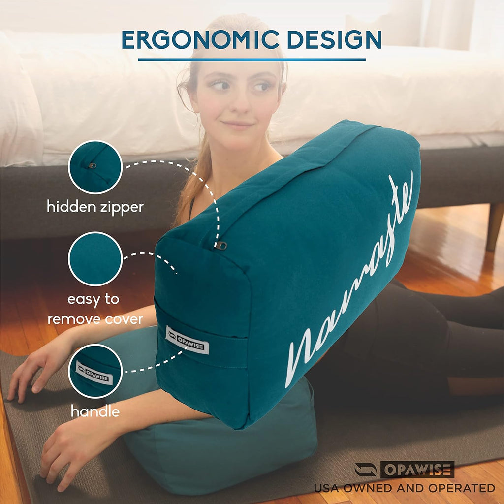 Rectangular Yoga Bolster with Washable Cover Y6927