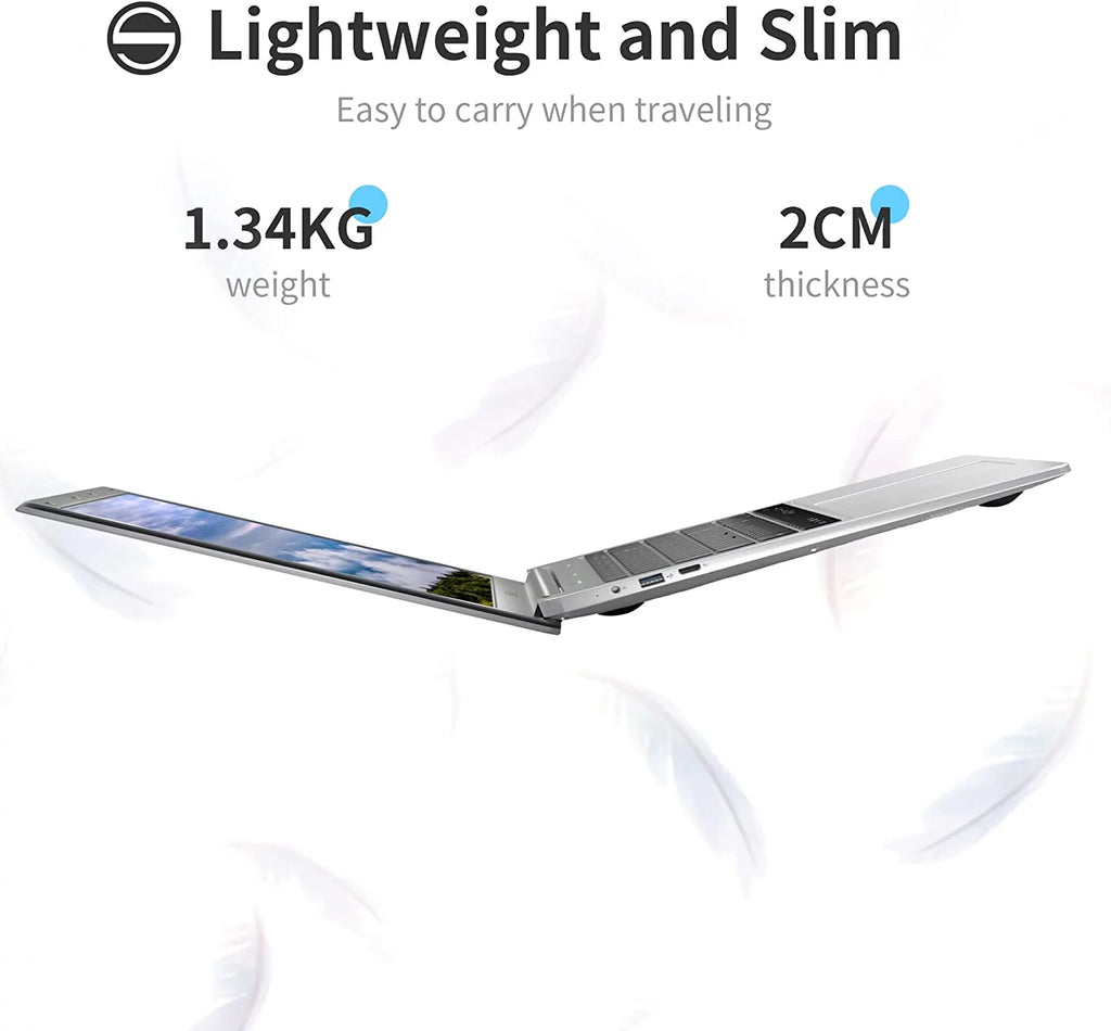 15.6inch Laptop 4GB DDR4 128GB SSD Windows 11 Intel Celeron HD IPS H362