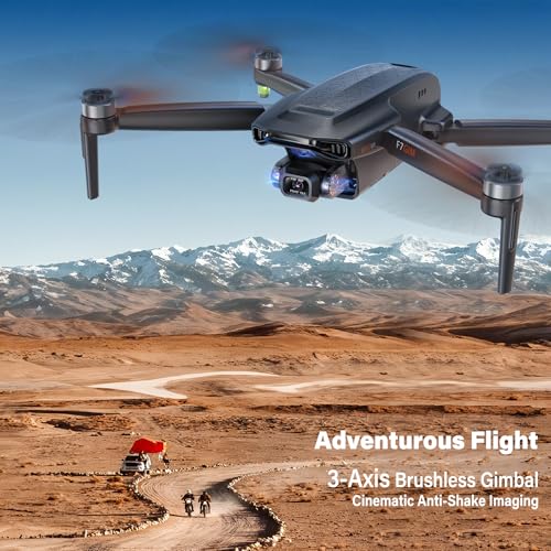 6K UHD Camera Drone with 3-Axis Brushless Gimbal and GPS Smart Control F375428