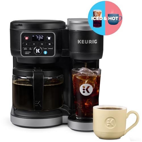 Single Serve & Carafe Coffee Maker, 72oz Reservoir S959