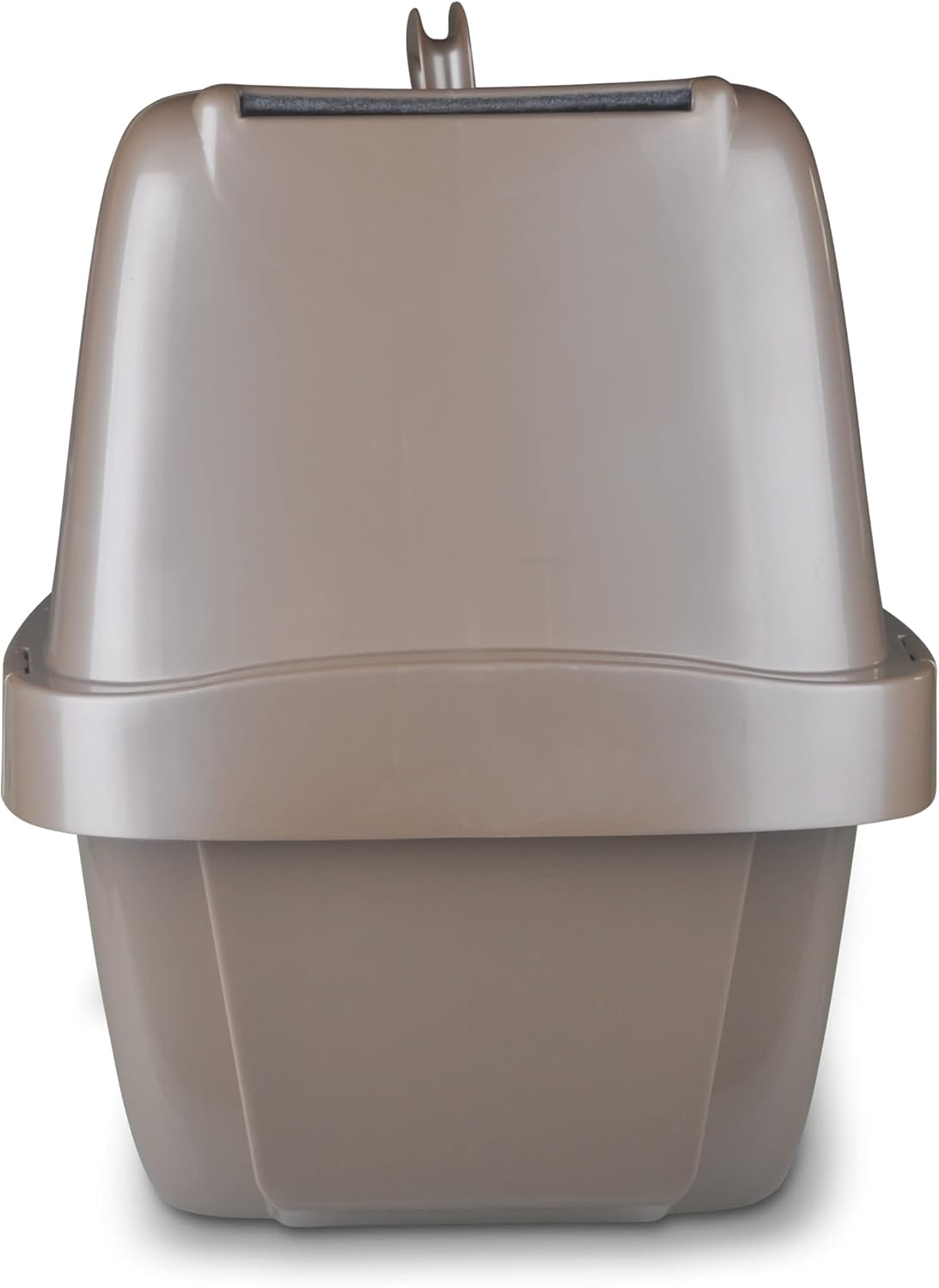 Large Enclosed Sifting Cat Pan with Odor Door, Hooded, Beige T633193