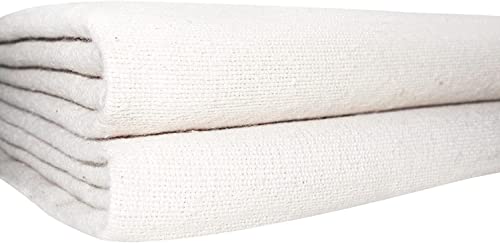 Cotton Blended Twin Blanket 70x90 in 1.4 lb Unbleached F856849