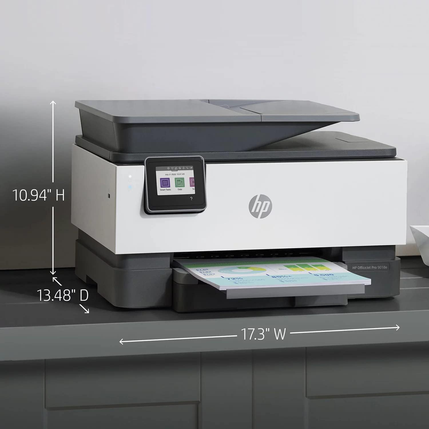 Gray Wireless Color Inkjet Printer B77485