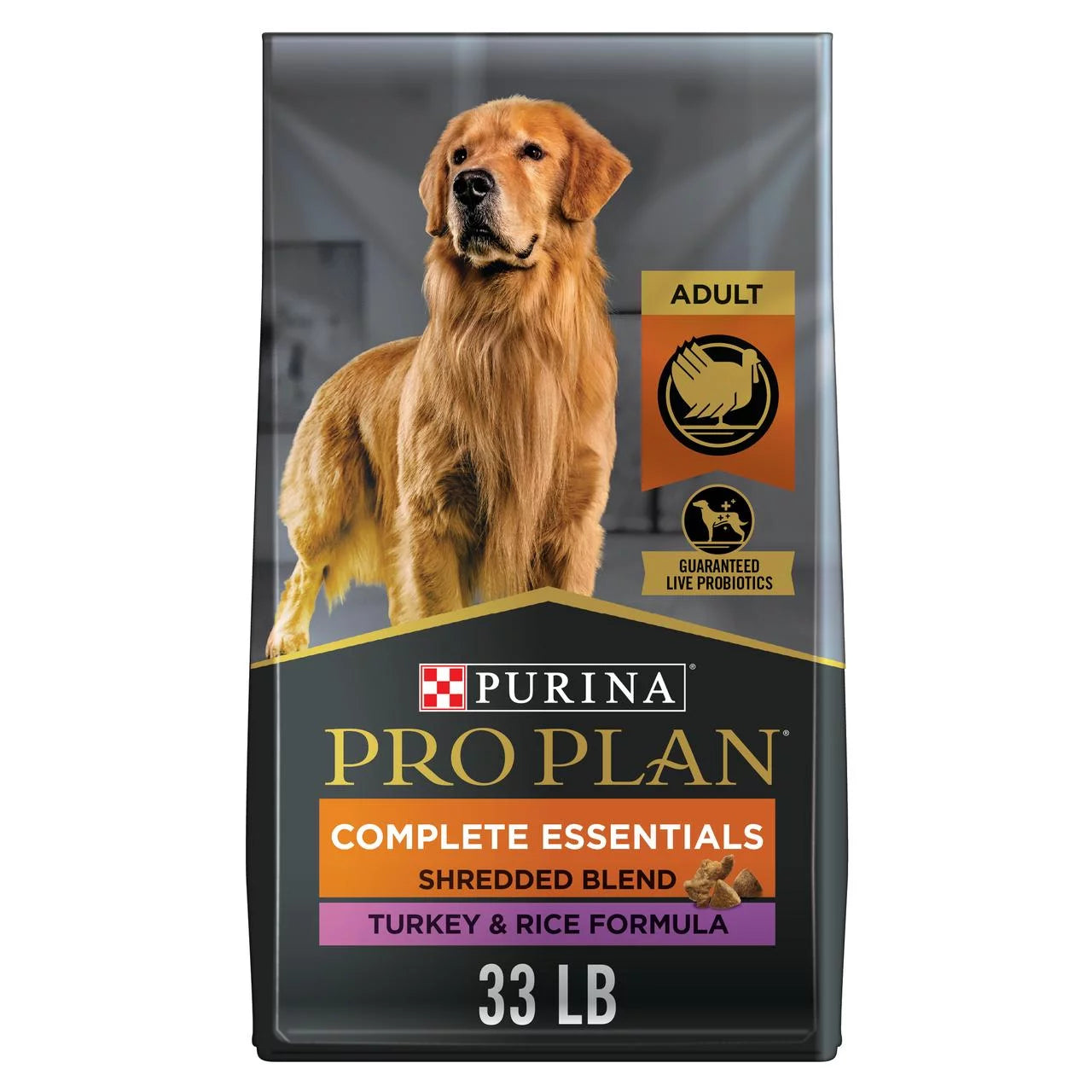 Shredded Blend Turkey & Rice Formula Dog Food, 33 lb. Bag W45747