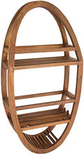 Oval Teak Shower Organizer K913490
