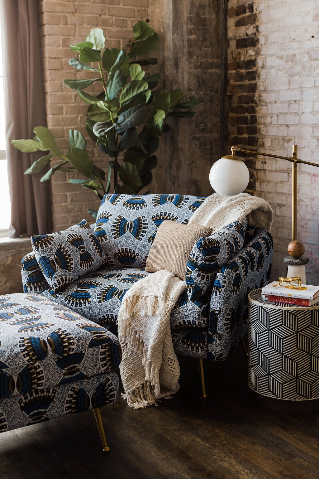 Modern Armchair Velvet Gold K98741