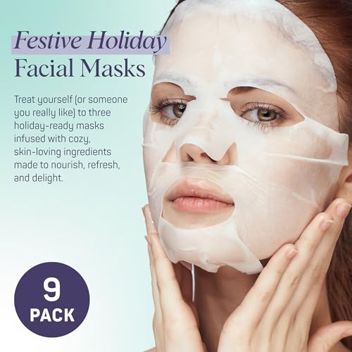 12 Pack Christmas Face Mask Bundle K402154
