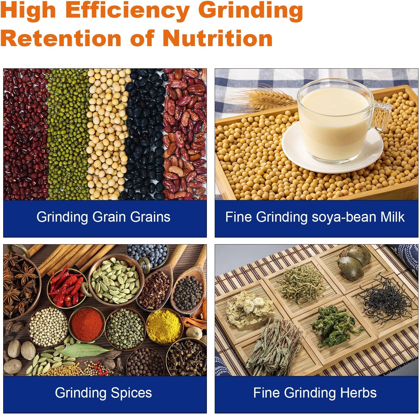 110V 3000W Electric Grain Mill Corn Grinder X92101