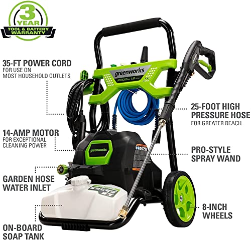 2000 PSI 1.2 GPM Pressure Washer K232