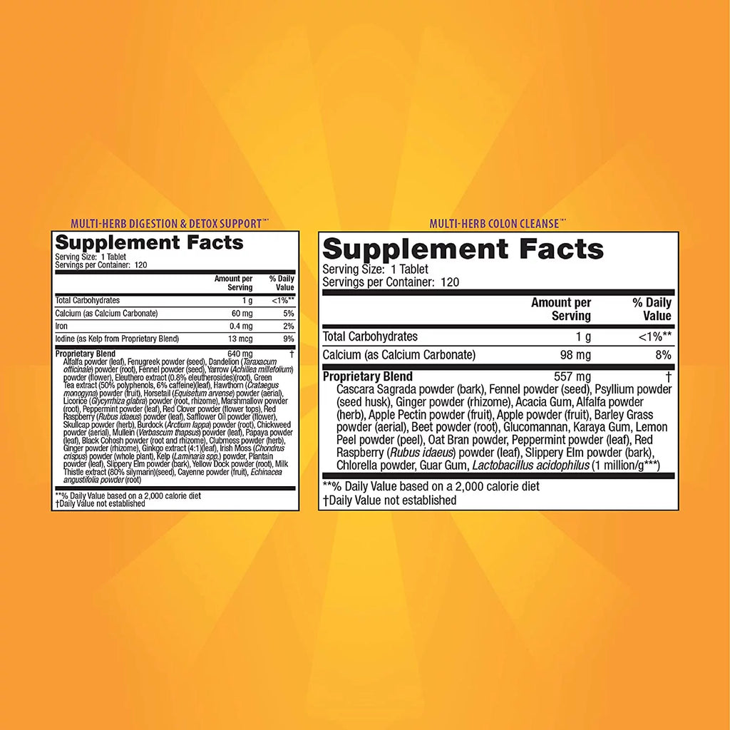240 Tablets Total-Body Cleanse with Pill Case A88680