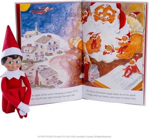 Boy Scout Elf Box Set (Blue Eyed) Storybook and Football Outfit Accessory Set D338