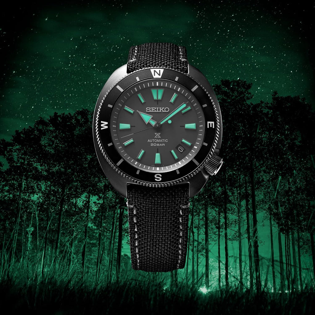 Automatic Dive Watch with LumiBrite Hands, Rotating Compass Bezel, Water Resistant 200M Q180