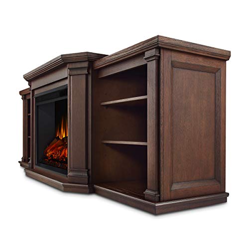 74" Electric Fireplace TV Stand with Adjustable Shelves and Storage, Remote Control, Timer F80664