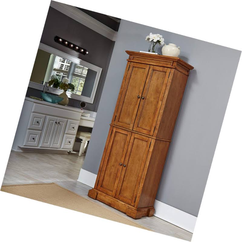 Distressed Oak Pantry E77358